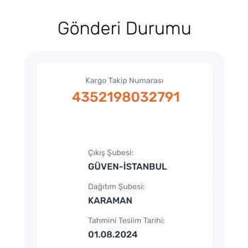 Aras Kargo Karaman Kargomu Getirmiyor