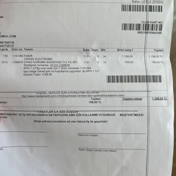 Media Markt Dan Aldığım Süpürgemin Arızasının Kaskoya Girmemesi