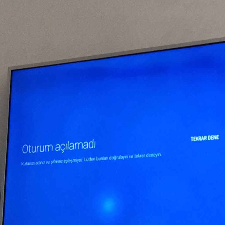 Philips TV Oturum Açamama Sorunu