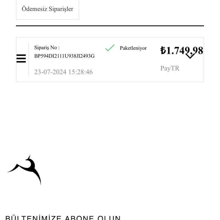 BenimPabucum Ürünlerim Elime Ulaşmadı