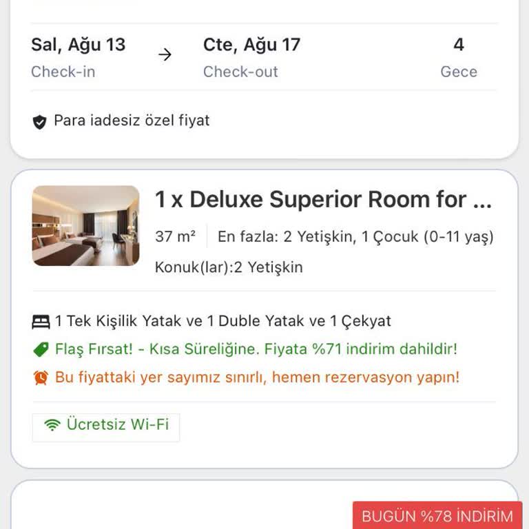 Rezervasyon Güncellemesi Sorunu: Agoda Ve Swandor Topkapı Palace