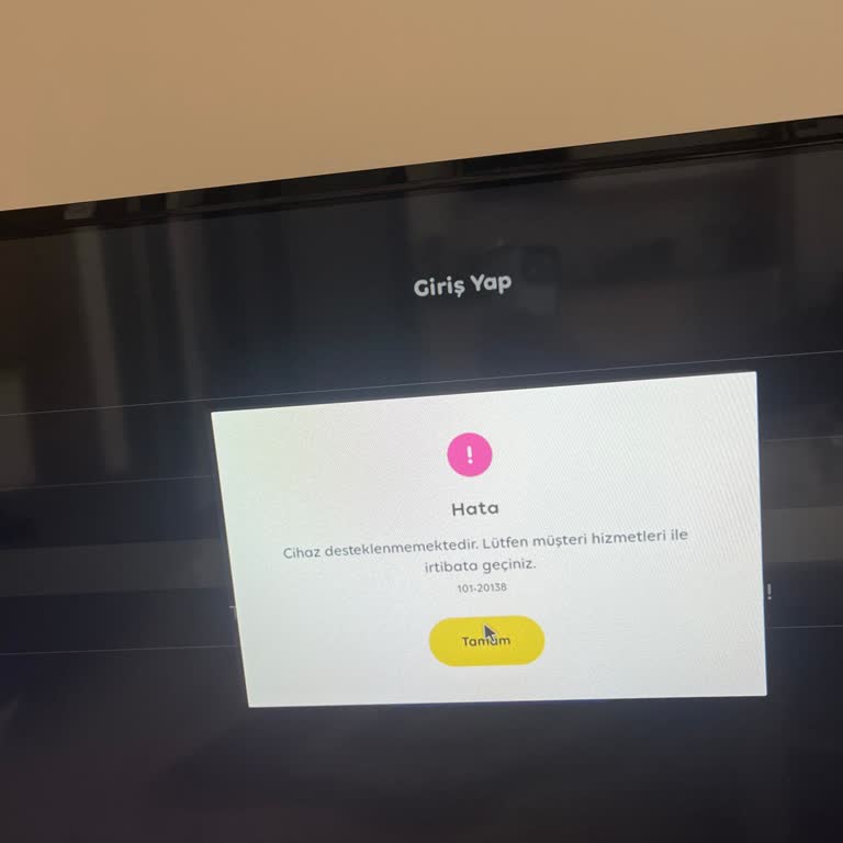TV+ Uygulaması Cihaz Uyumsuzluğu Sorunu