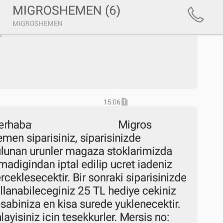 Migros Hemen Siparişinde İndirim Ve Stok Sorunu