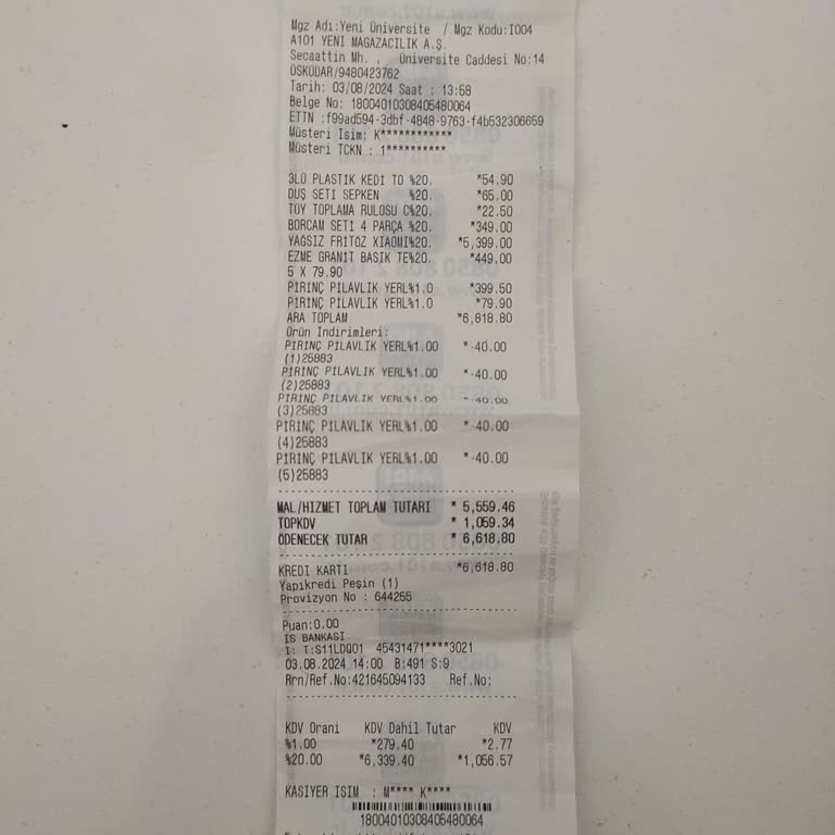 A101 Den Almış Olduğum Xiaomi Marka Airfel Arızalı Ürün