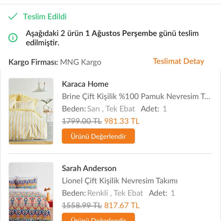 Trendyol Ve Karaca Para Yürütülmesi