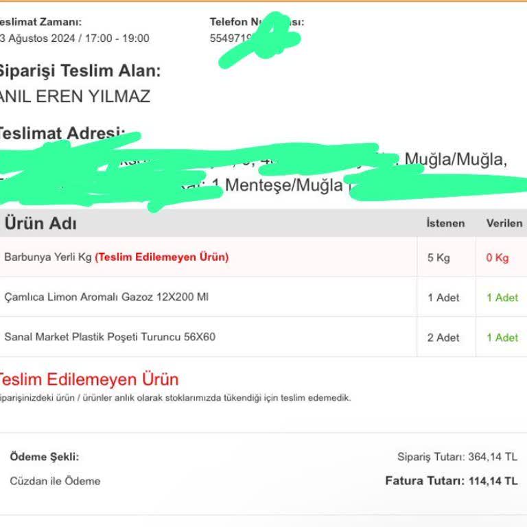 Migros Sanal Marketin Müşteri Memnuniyetini Hiçe Sayması