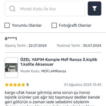 Horoz Lojistik Mobilya Teslimat Yapmayız Diyor Paketler Yırtılıyor