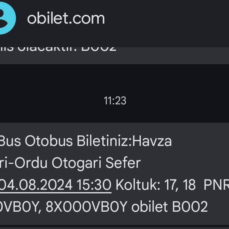 Obilet Genç Turizm'in Mağduriyet Yaratan Hizmeti