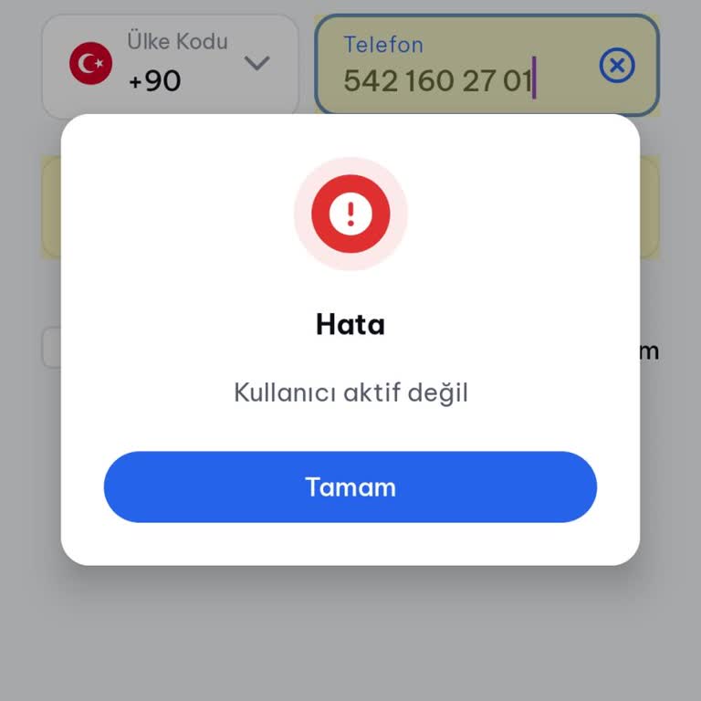 Fzypay Kullanıcı Aktif Değil Hatası Acil Çözüm