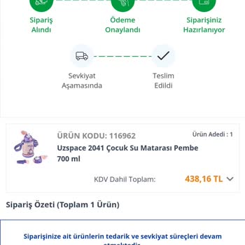 Avansas- Gelmeyen Ürün