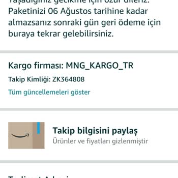 Amazon Yalan Söylüyor Yakıştıramadım