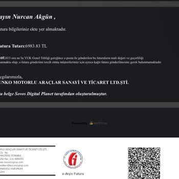 Sovos Digital Planet Fatura