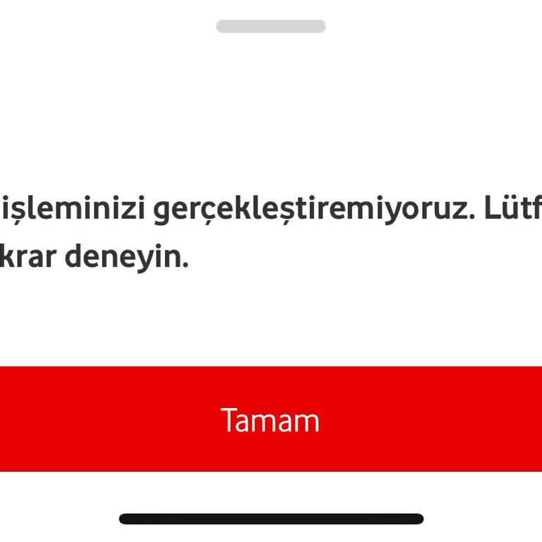 Vodafone Pay Kod Kullanamama Sorunu