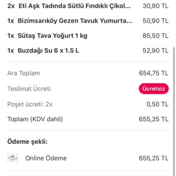 Yemeksepeti Market Yanlış İptal Ve Zorla Ürün Geri Alımı