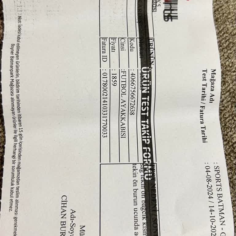 Adidas Hatasını Kabul Etmiyor