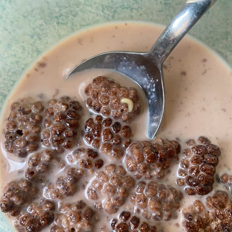 Nestle Crunch İçinden Solucan Çıktı