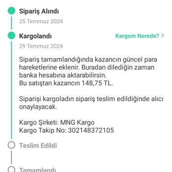 Dolap Siparişi MNG Kargo Mağduriyeti