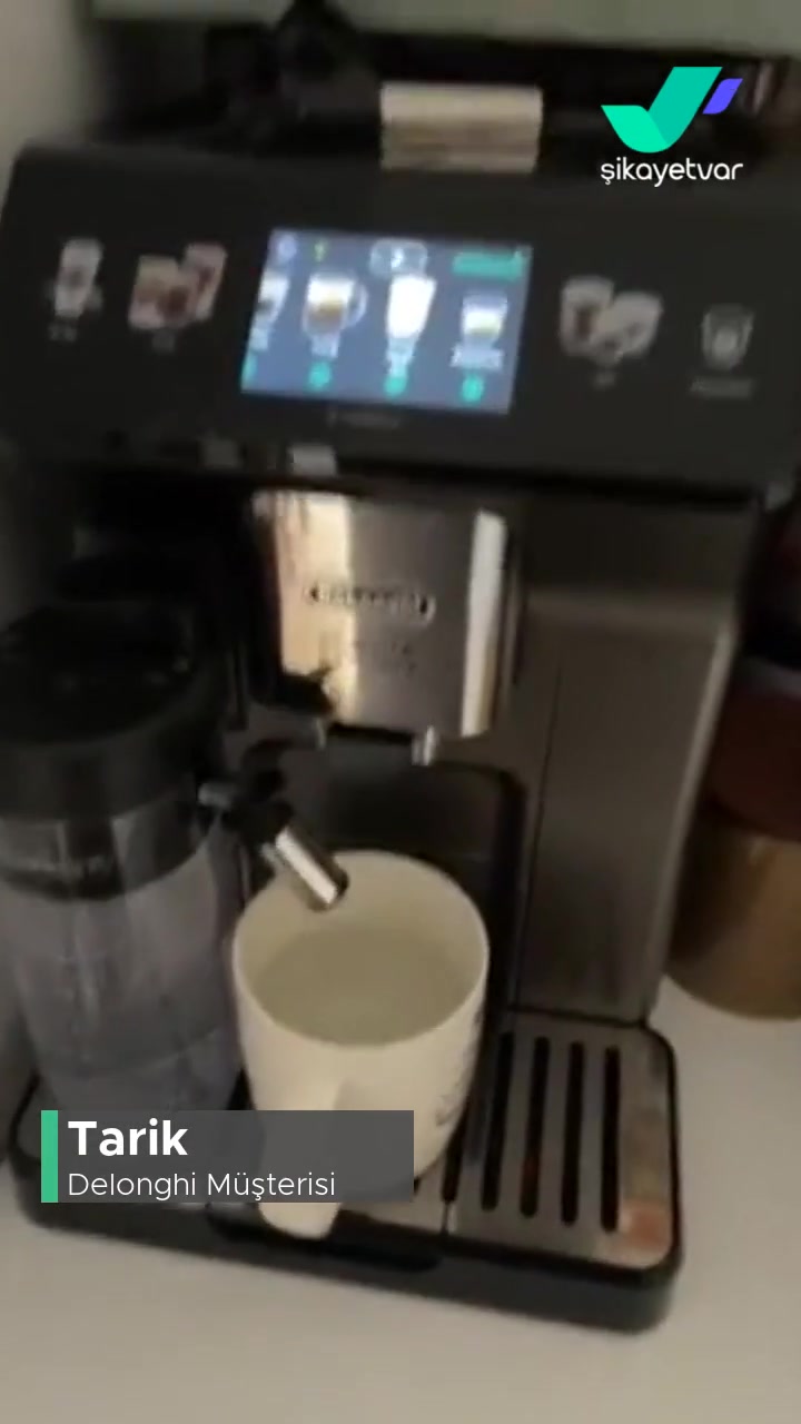 Delonghi Kahve Makinesi Süt Şikayeti! videonun kapak resmi
