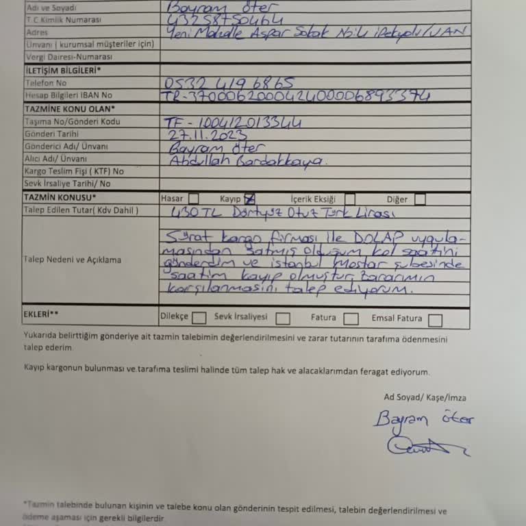 Sürat Kargo Bir Yıldır Çözülmeyen Kargo Problemi