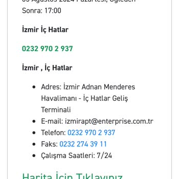 Enterprise Eksik Bilgi Verilmesi