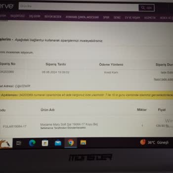 Sefamerve İade Ücretini 1 Aydır Ödemiyor