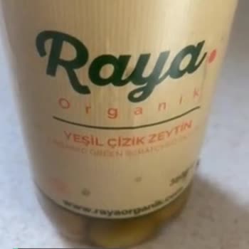 Raya Organik Zeytin Paslı Kapak!
