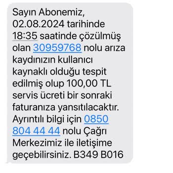 Kablo TV Arıza Bizden Değil 100 TL Fatura Ederiz. Çok Saçma!