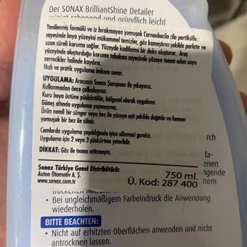 Sonax Bozuk Hızlı Cila