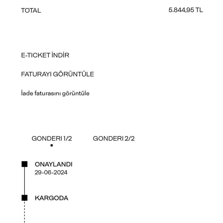 Massimo Dutti Ürünler 1 Aydır Kargoda Gözüküyor, İade Kabul Edilmiyor.