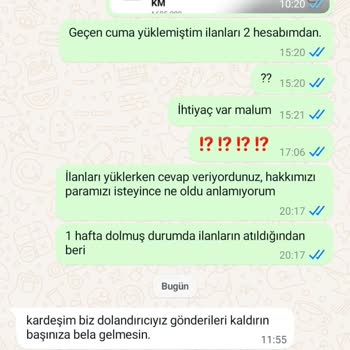 Samsun Otokoç 2. El İsmi Kullanan WhatsApp Hattı Do*... *DI*RI*CI*SI