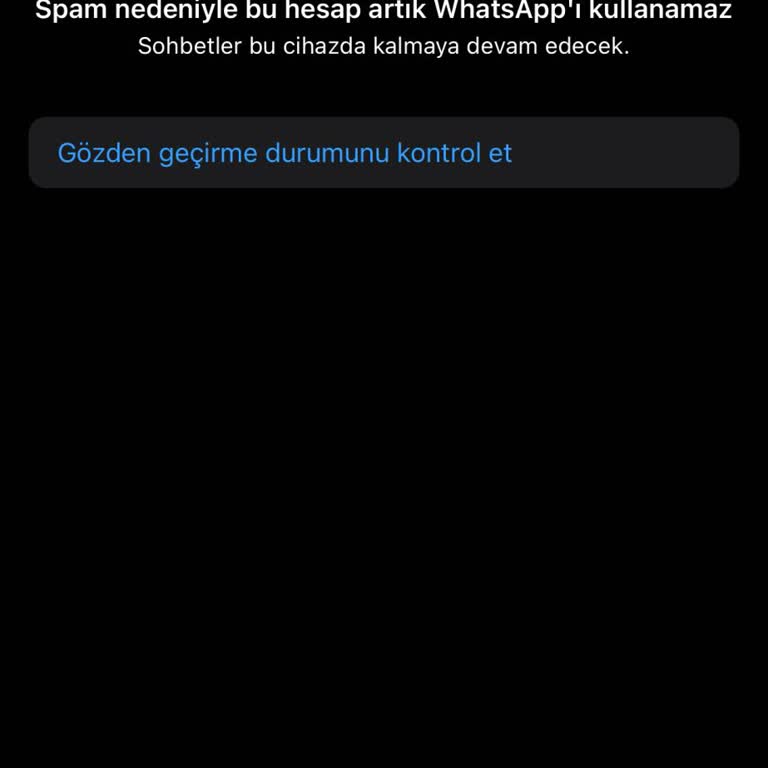 WhatsApp Spam Engeli