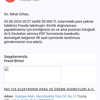 PayFix Freud İle İlgili Sorun