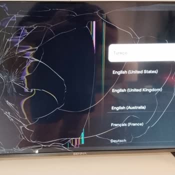 Senna TV Kırık Ekran Televizyon!