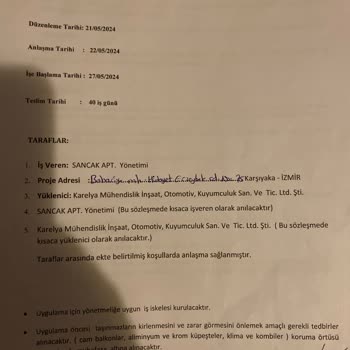 Karelya Mühendislik İzmir İnşaat Firması İle İlgili Şikayet