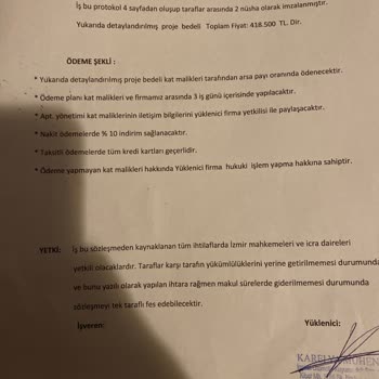 Karelya Mühendislik İzmir İnşaat Firması İle İlgili Şikayet