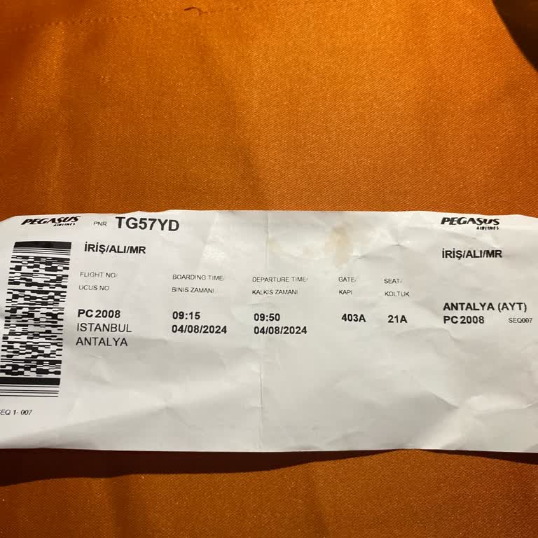 Bagajım Nerede Pegasus Yetkilileri?
