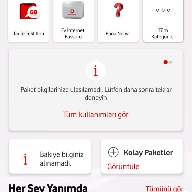 Vodafone Sistem Hatası Ve Çözüm Eksikliği