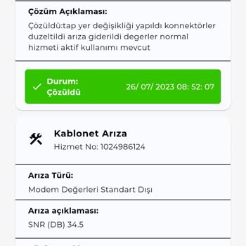 Kablo Net Bitmeyen Arıza Sorunu