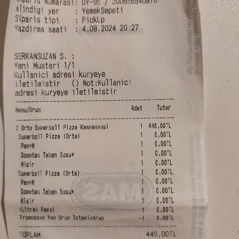 Pizza Hut Kalitesiz Servis Geç Gelen Sipariş