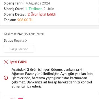 Trendyol Sipariş Sonrası Gönderen Satıcının Değişmesi Şoku!