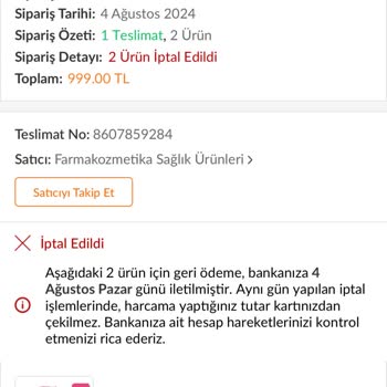 Trendyol Sipariş Sonrası Gönderen Satıcının Değişmesi Şoku!