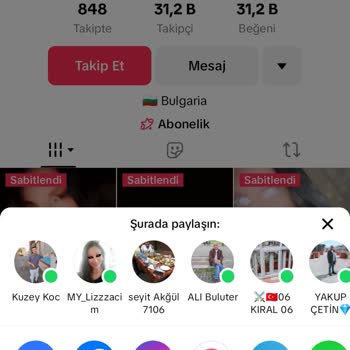 TikTok Yayında Bana Binmek İsteyen Varsa Özele Gel