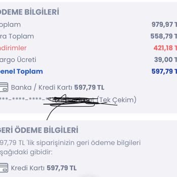 LC Waikiki İptal Edilen Ürünler İçin Ücret İadesi