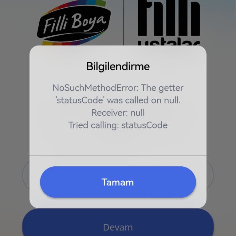 Filli Boya Uygulamaya Giriş Yapamıyorum!