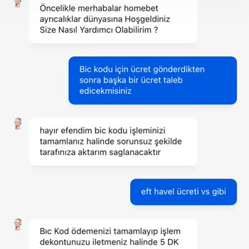 Homebet Bahis Kazancı Üzerine Yüksek Ücret Talebi