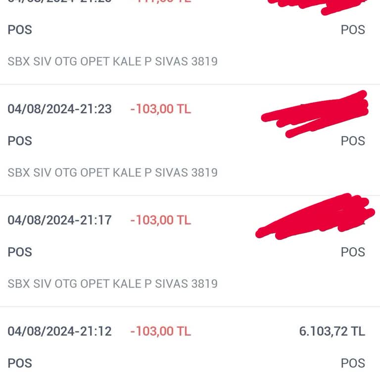 Sivas Opet'de Yanıltılmam Muhatap Yok Param Gitti Hizmet Yok