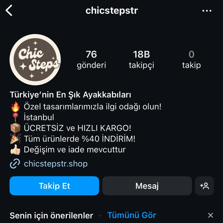 Chicsteps Satıcısından Aldığım Ürün Teslim Edilmedi!