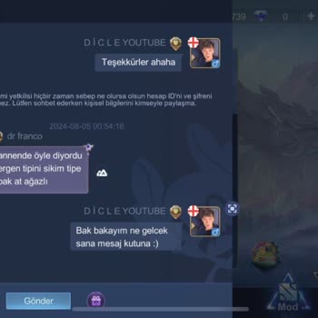 Mobile Legends Küfür Hakaret Tehdit