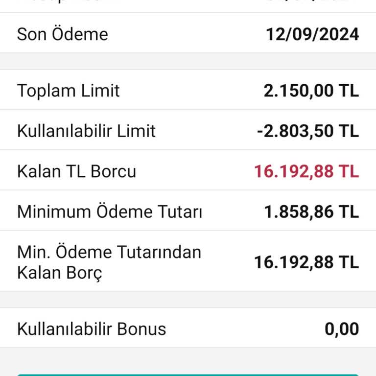 Garanti BBVA Borcu Ödenmiş Kredi Kartımı Mobilden Kapatın