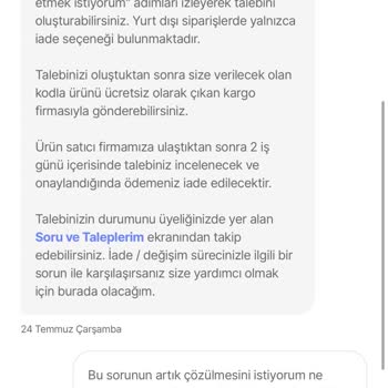 Hepsiburada Yanlış Gönderilen Ürün Ve İade Sürecinde Yaşanan Sorunlar